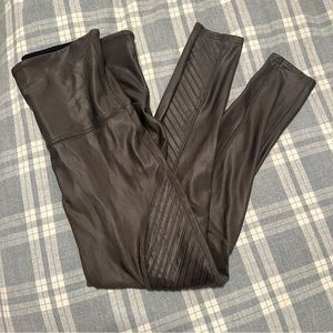 Spanx Faux Leather Moto Legging